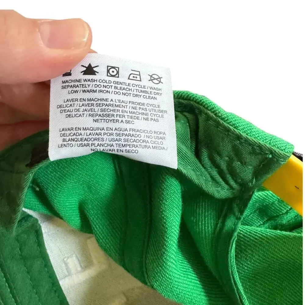 Hurley Classics Yupoong Brasil Brazil Flag Under Brim Ball Cap Wool Blend Green